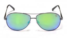 Sandbar Gunmetal Blue Mirror Sunglasses